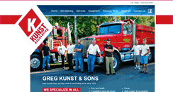 Desktop Screenshot of gregkunstandsons.com